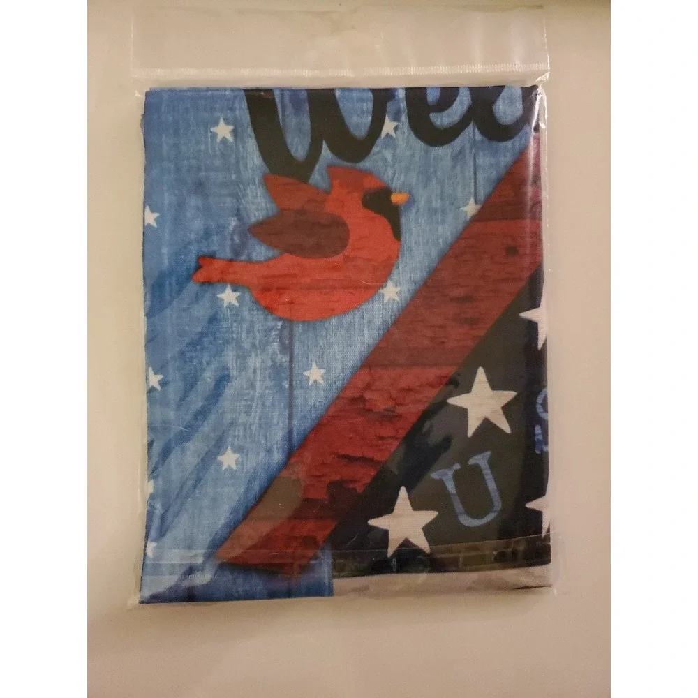WINCRAFT  PATRIOTIC GARDEN FLAG,NEW,12.5